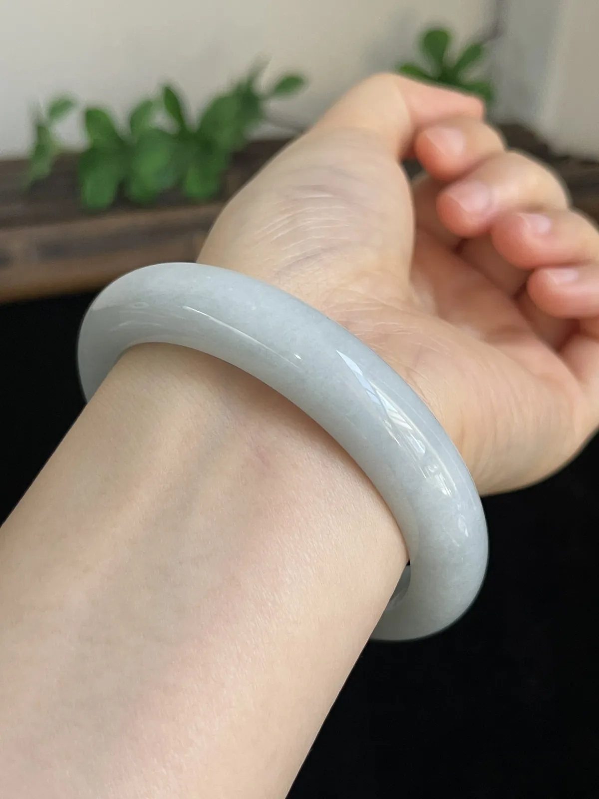 正圈59.5圈口，翡翠手镯