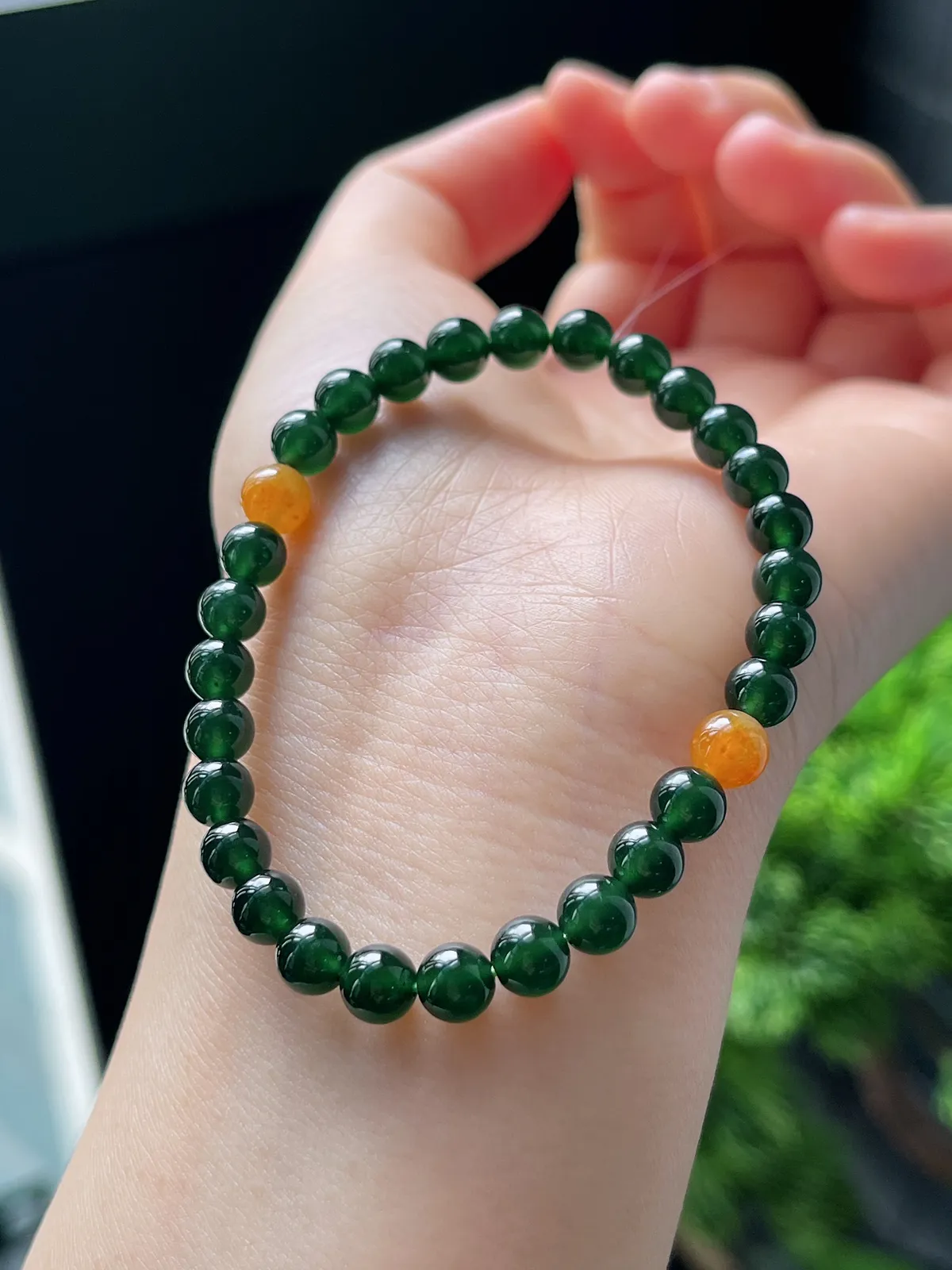 【星河系列】翡翠珠串6mm