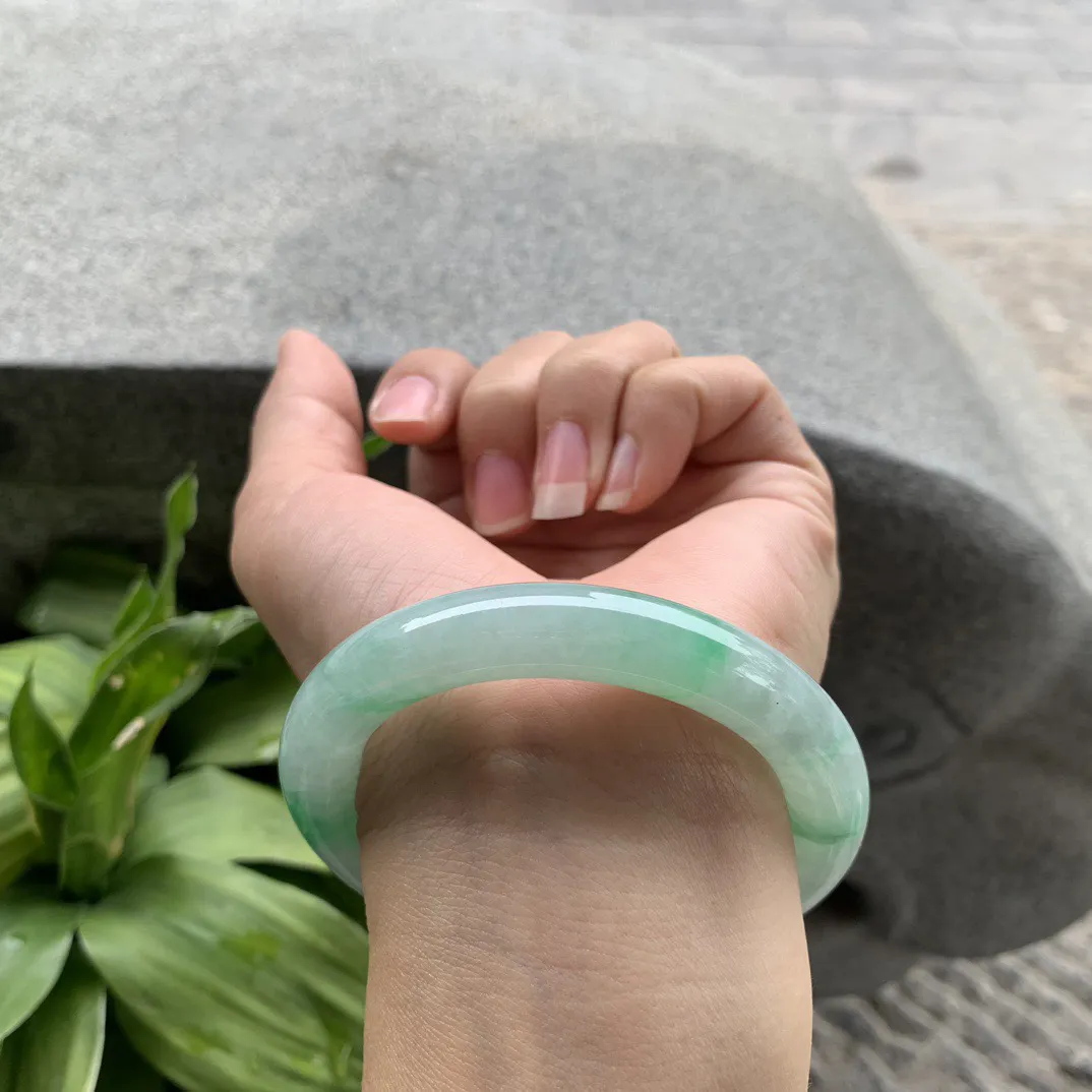 小圈口 53-10.2【春彩圆条手镯】圆条53 54可戴