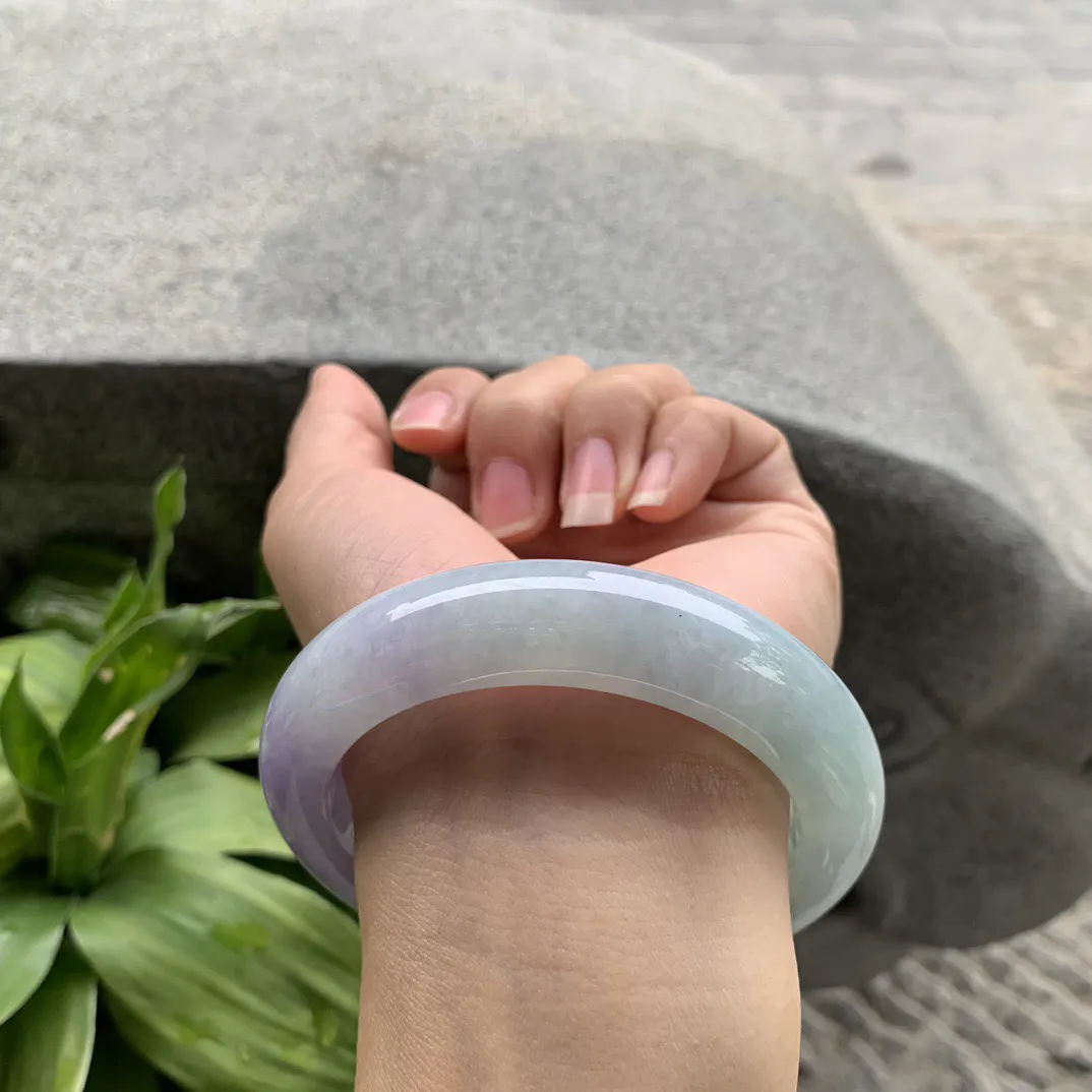 大圈口 58.2-13.8-10.5【紫罗兰正圈手镯】正圈58 59可戴