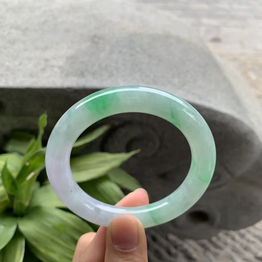 小圈口 53-10.2【春彩圆条手镯】圆条53 54可戴