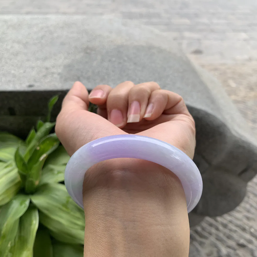 小圈口 51.5-10.7【春彩圆条手镯】圆条51 52可戴