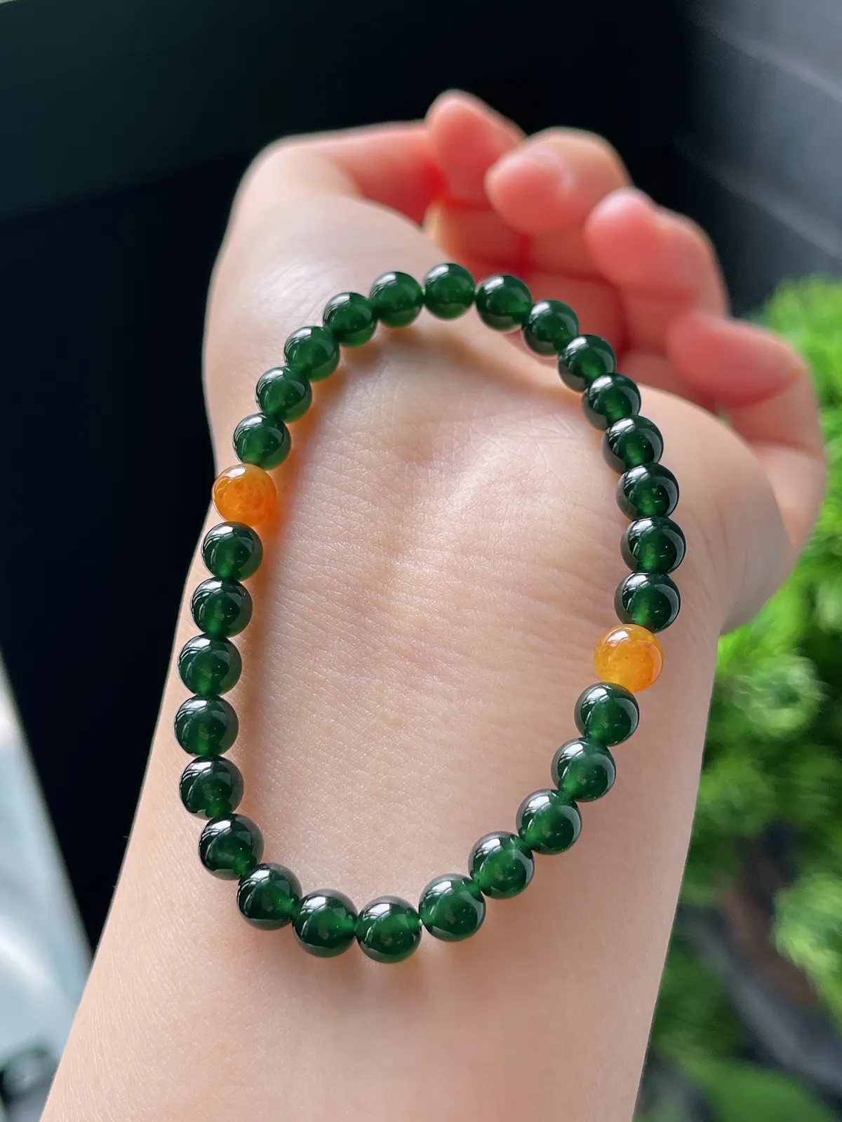 【星河系列】翡翠珠串6mm