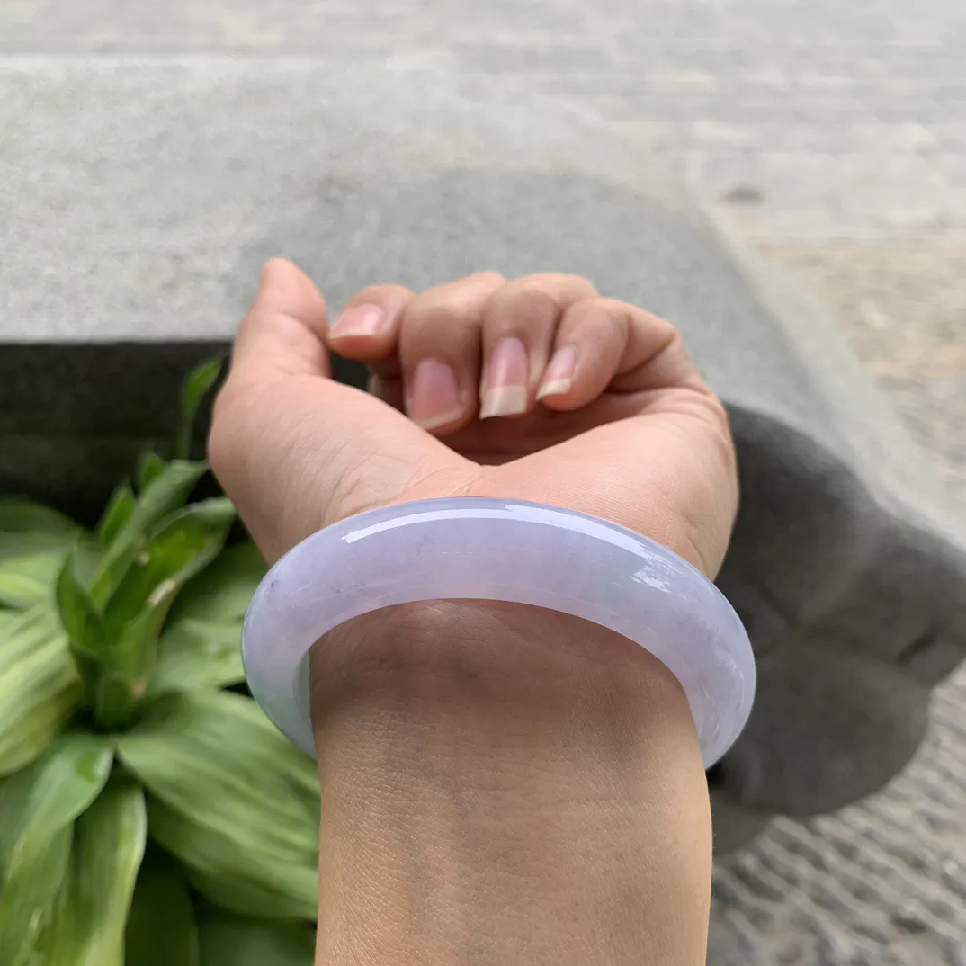 小圈口 52.7-12.2-9.2【冰春彩正圈手镯】正圈52 53可戴