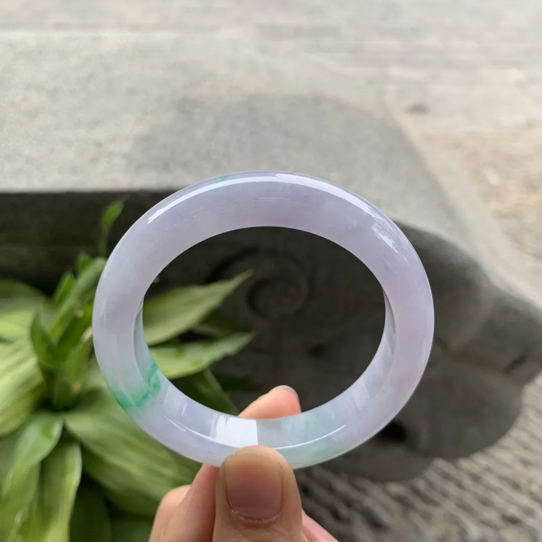 小圈口 52.7-12.2-9.2【冰春彩正圈手镯】正圈52 53可戴