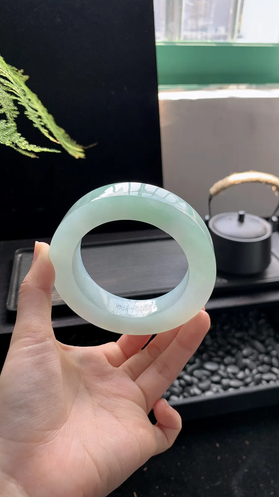  【宽版轮胎晴绿镯胚】