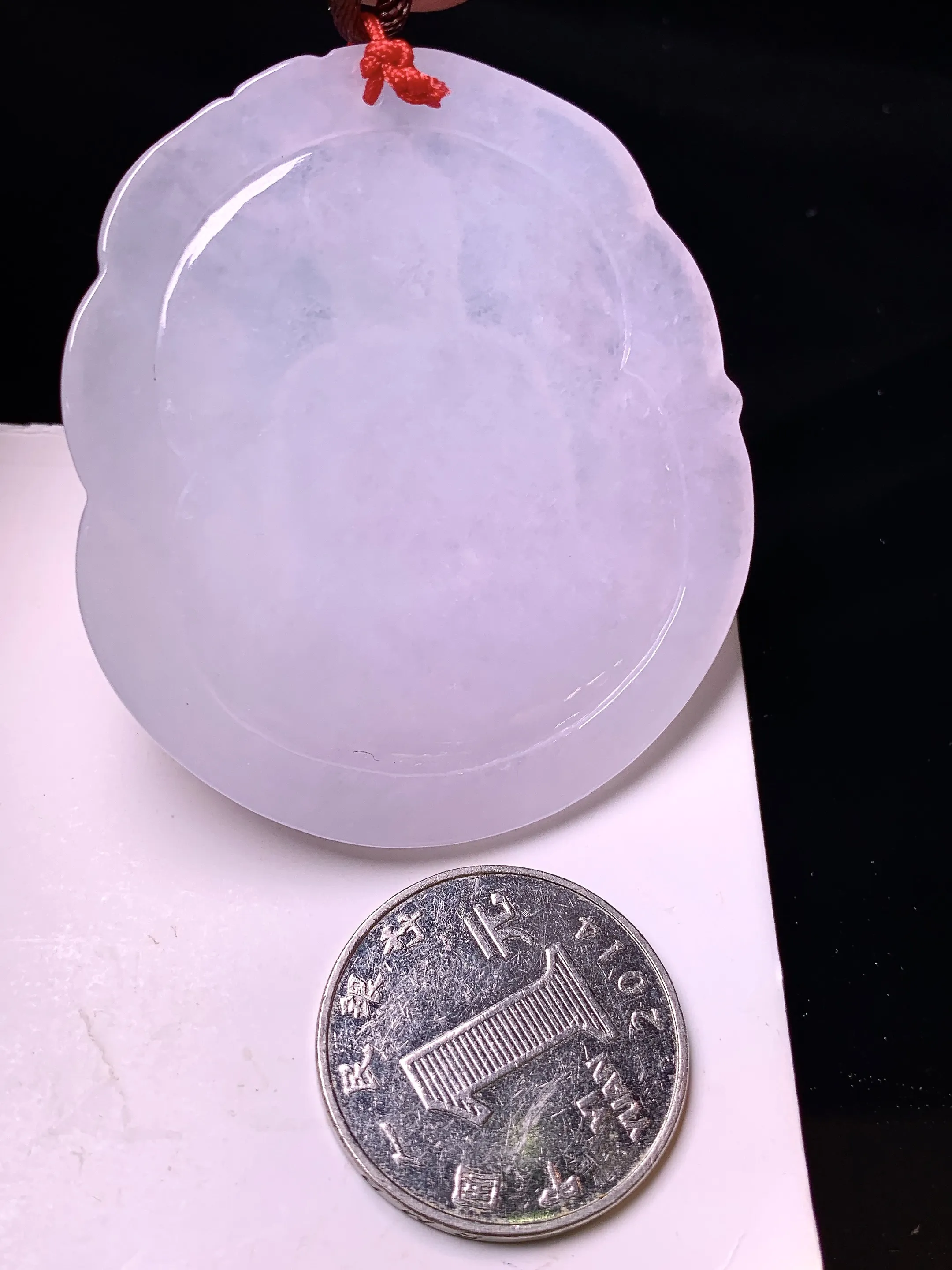 大日如来佛祖吊坠 玉质细腻 色泽清新艳丽 整体尺寸54*48.5*5