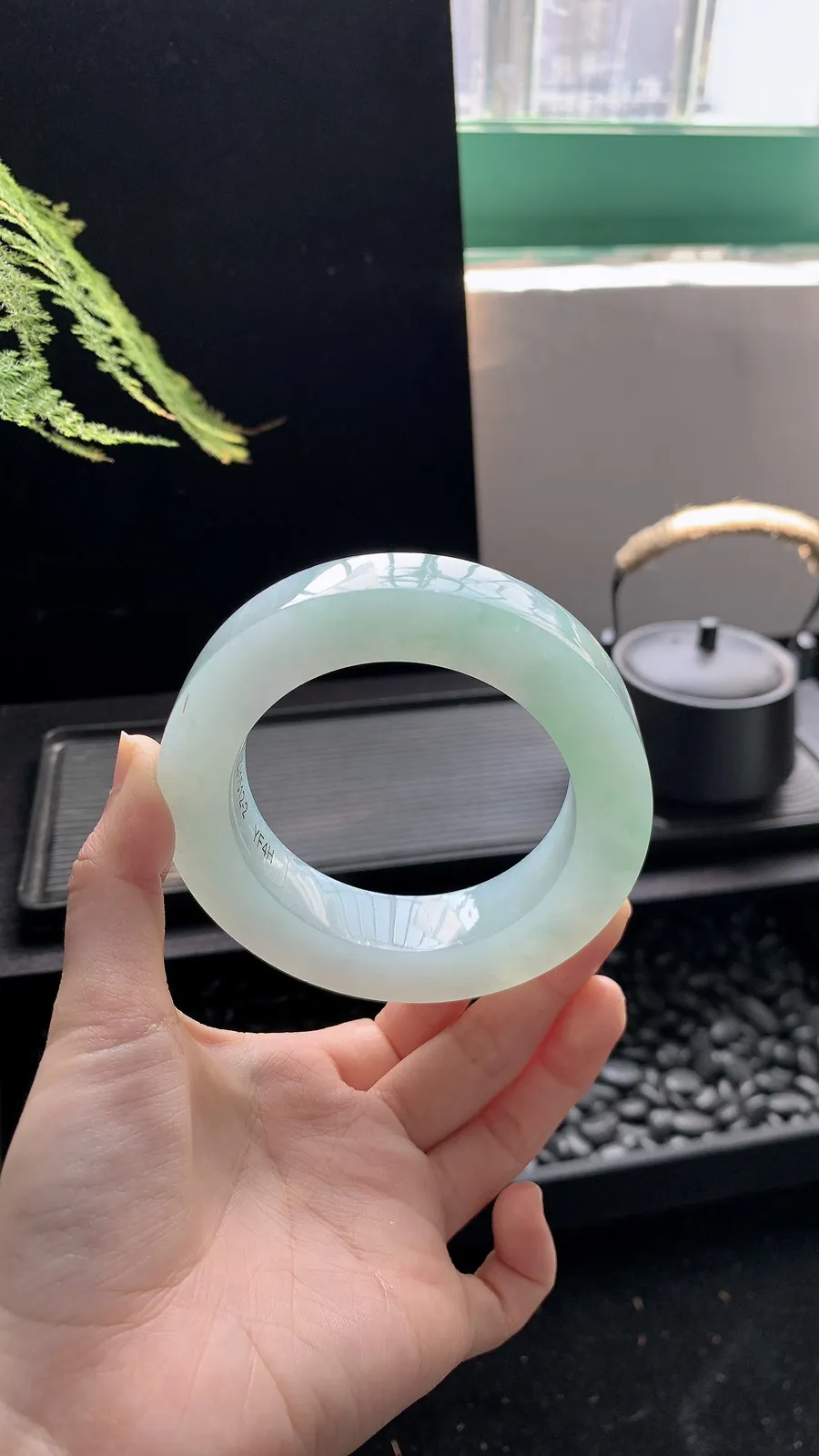  【宽版轮胎晴绿镯胚】