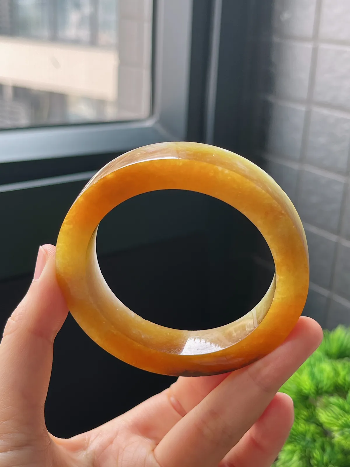 翡翠毛坯，⭕️正圈最大做56.6，最小做54.5