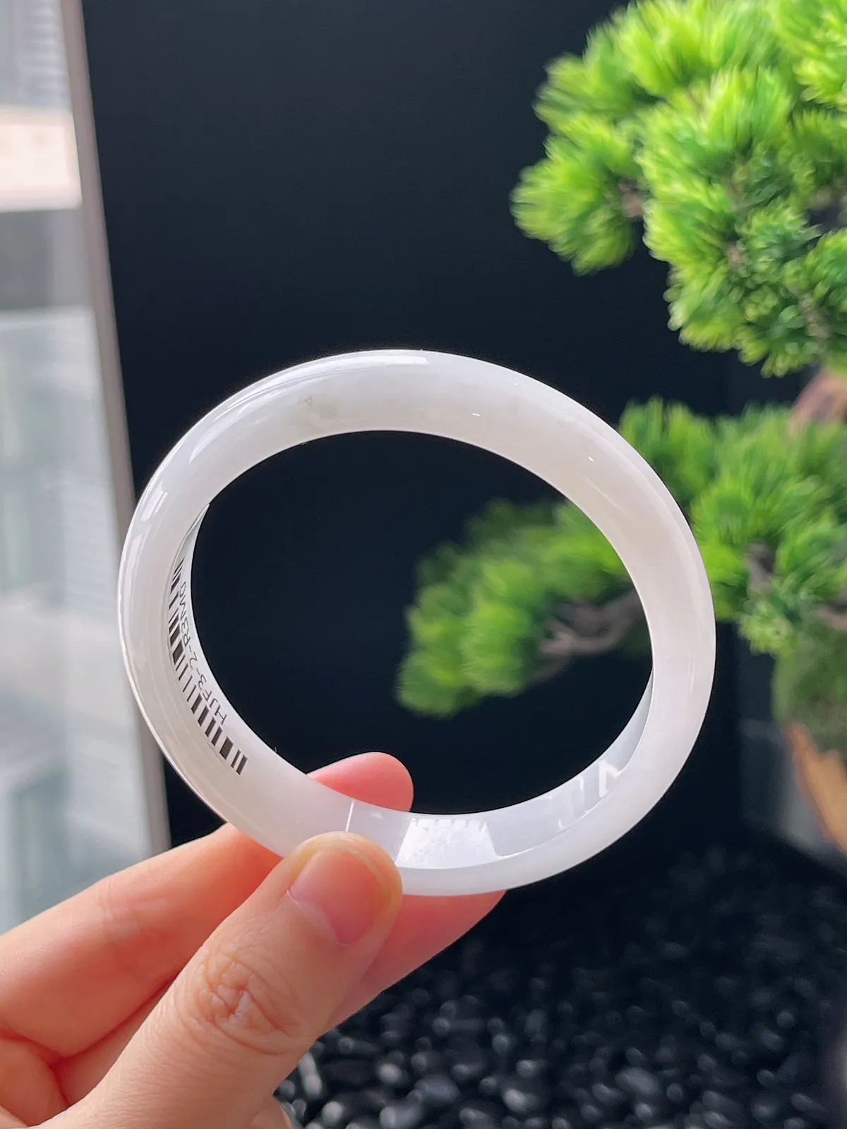 正圈57.6圈口，翡翠手镯