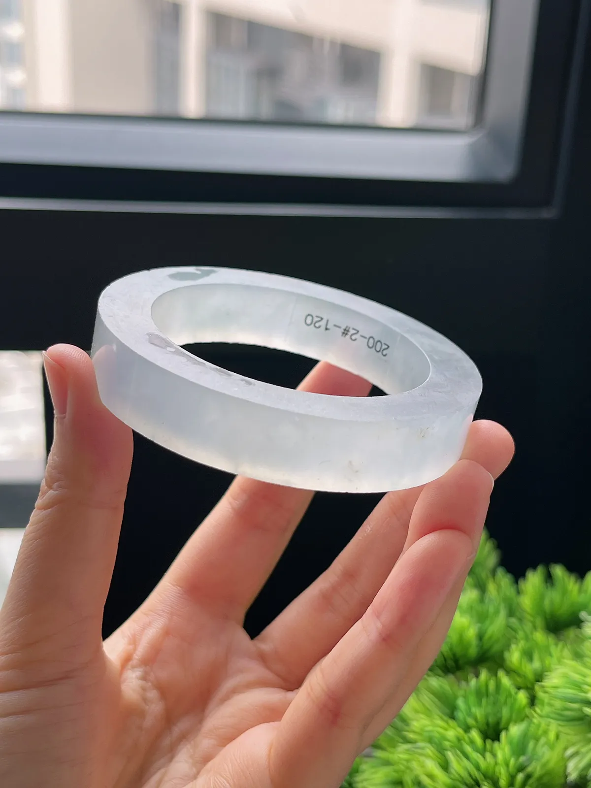 翡翠冰种飘花毛坯，⭕️正圈最大做53，最小做50.8