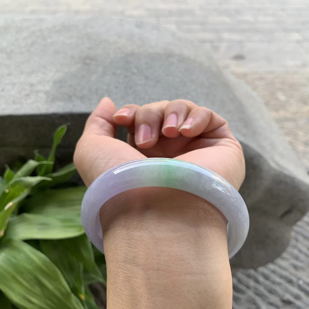 圈口 57.5-12-7.8【春彩正圈手镯】正圈57 58可戴