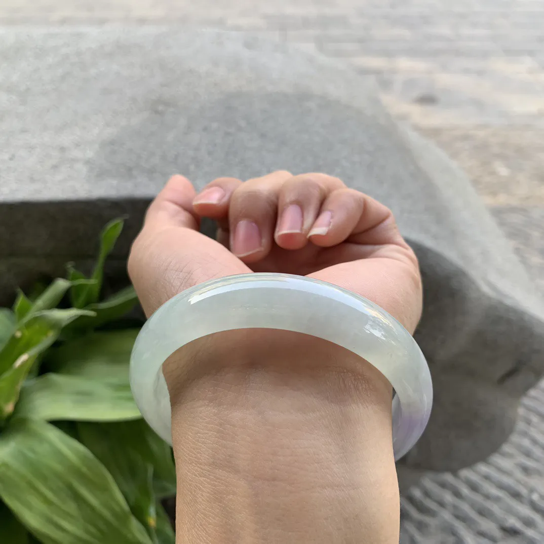 大圈口60.6-13.8-7.8 【冰春彩正圈手镯】正圈60 61可戴