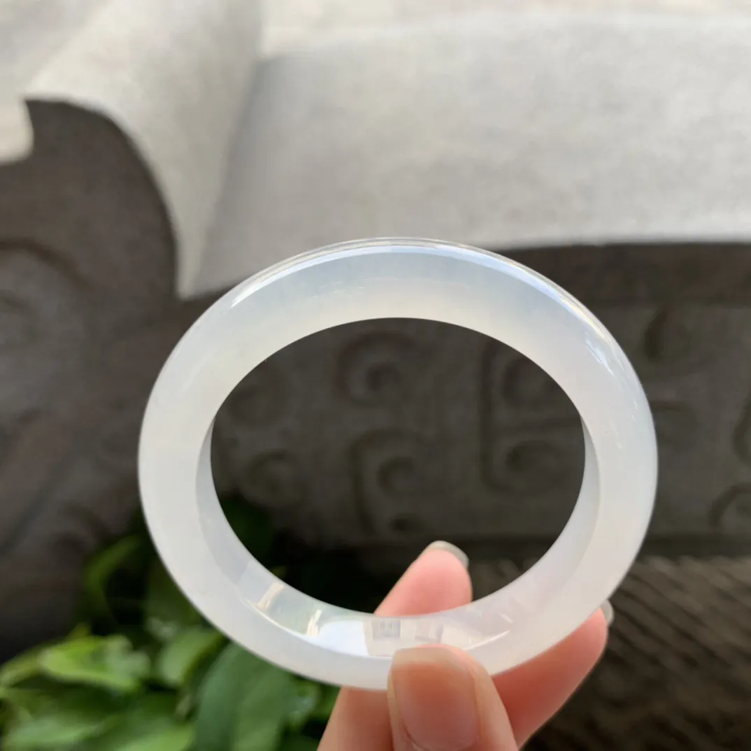 小圈口 51.8-10.6-8.5【冰种正圈手镯】正圈51 52可戴