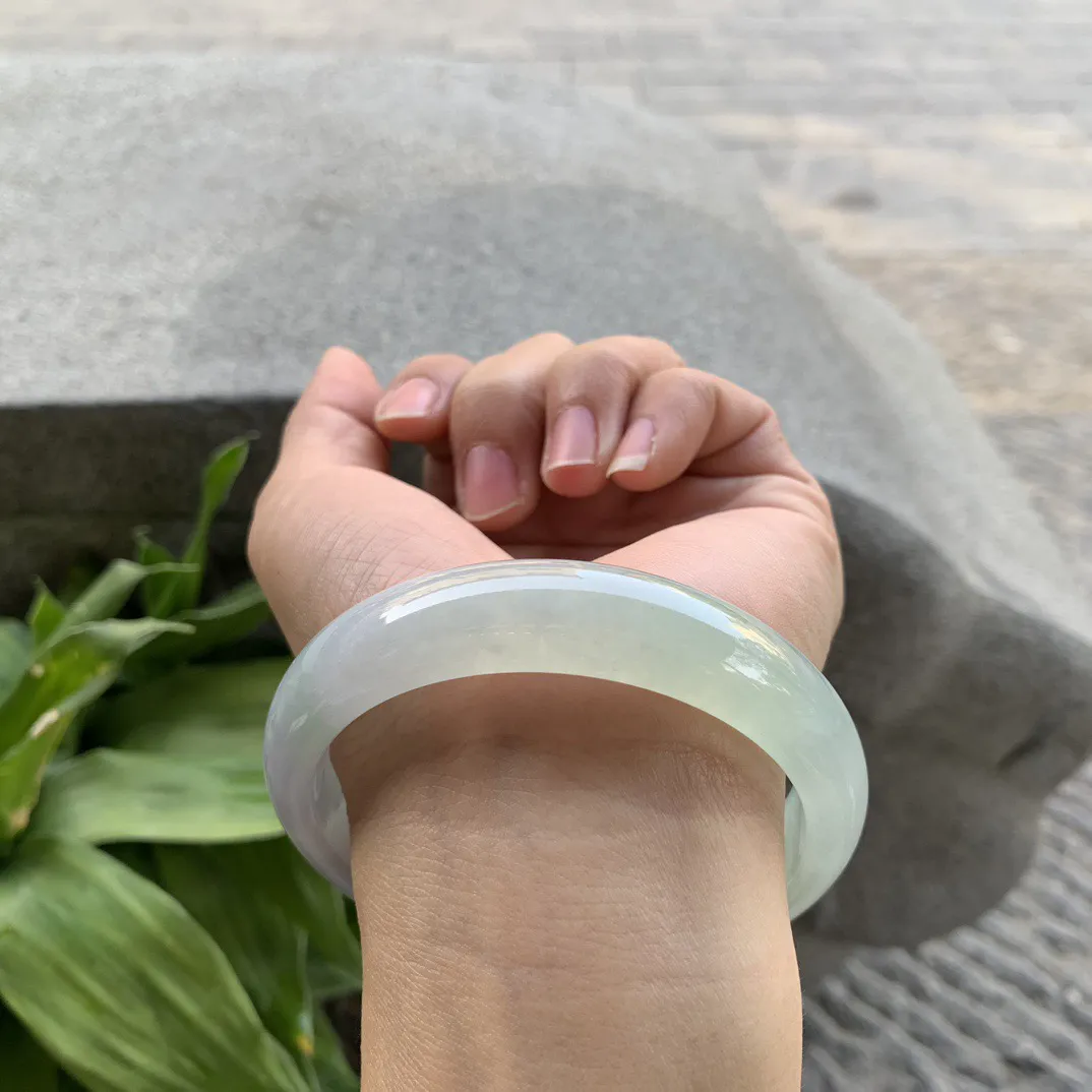 大圈口60.6-13.8-7.8 【冰春彩正圈手镯】正圈60 61可戴