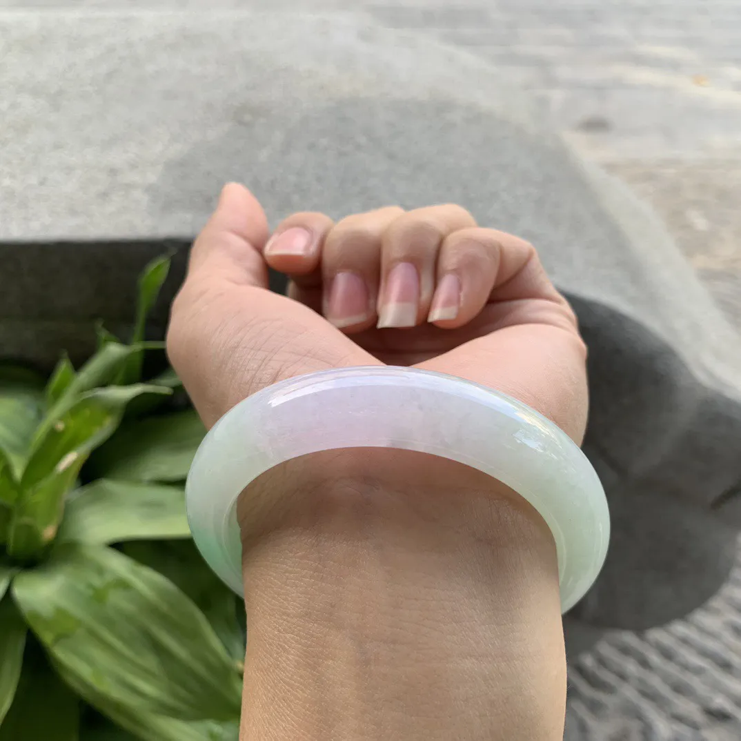 圈口54.8-12.6-8.6 【春彩正圈手镯】正圈54 55可戴