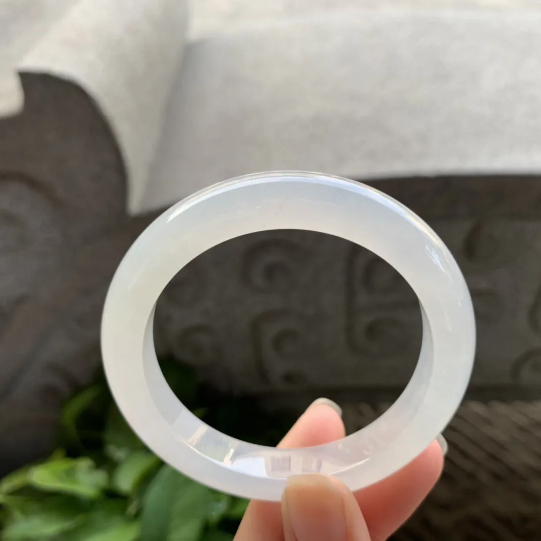 小圈口 51.8-10.6-8.5【冰种正圈手镯】正圈51 52可戴