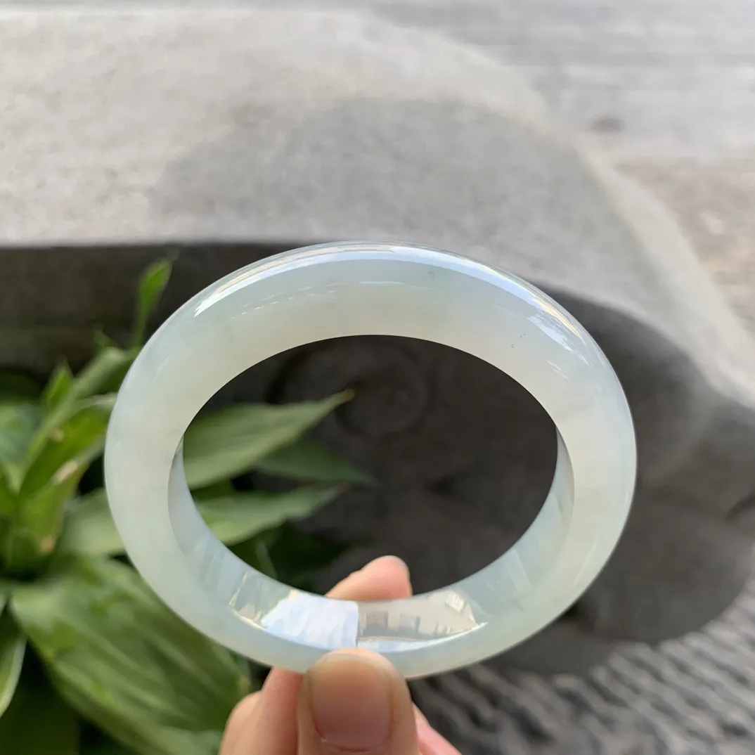 圈口55.7-11.9-9.9 【冰晴正圈手镯】正圈55 56可戴