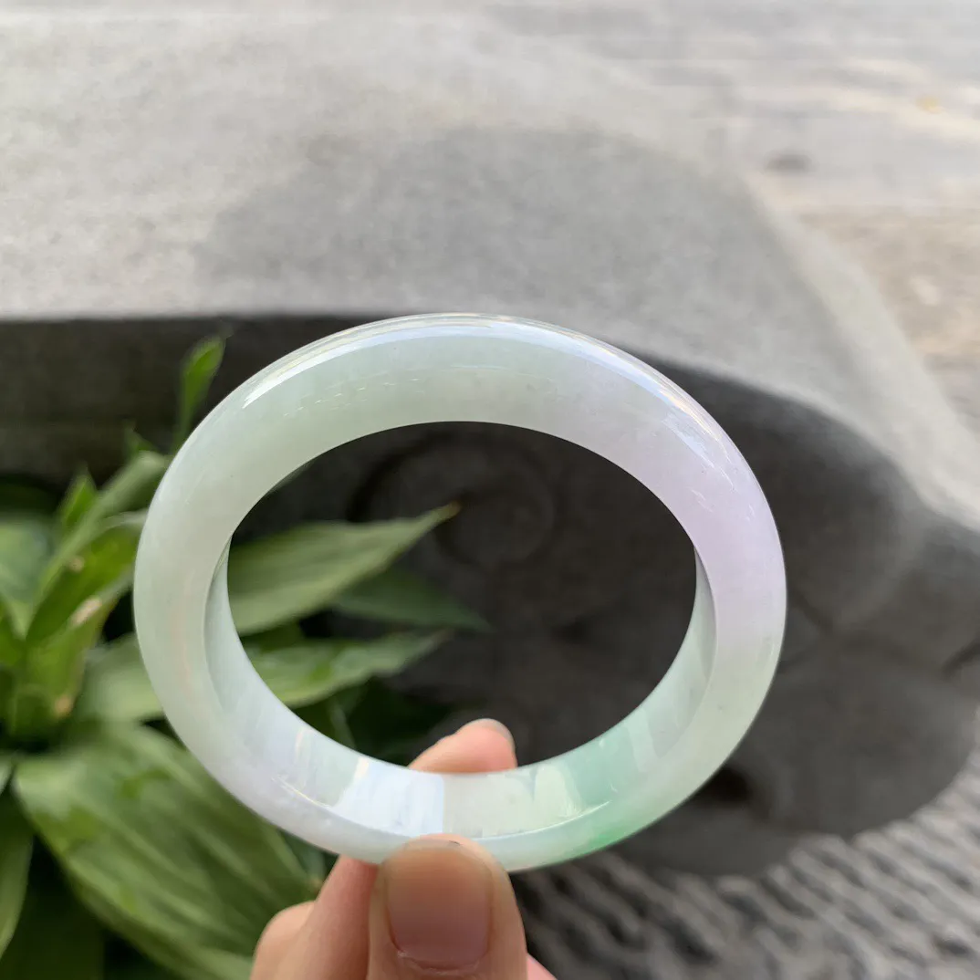 圈口54.8-12.6-8.6 【春彩正圈手镯】正圈54 55可戴