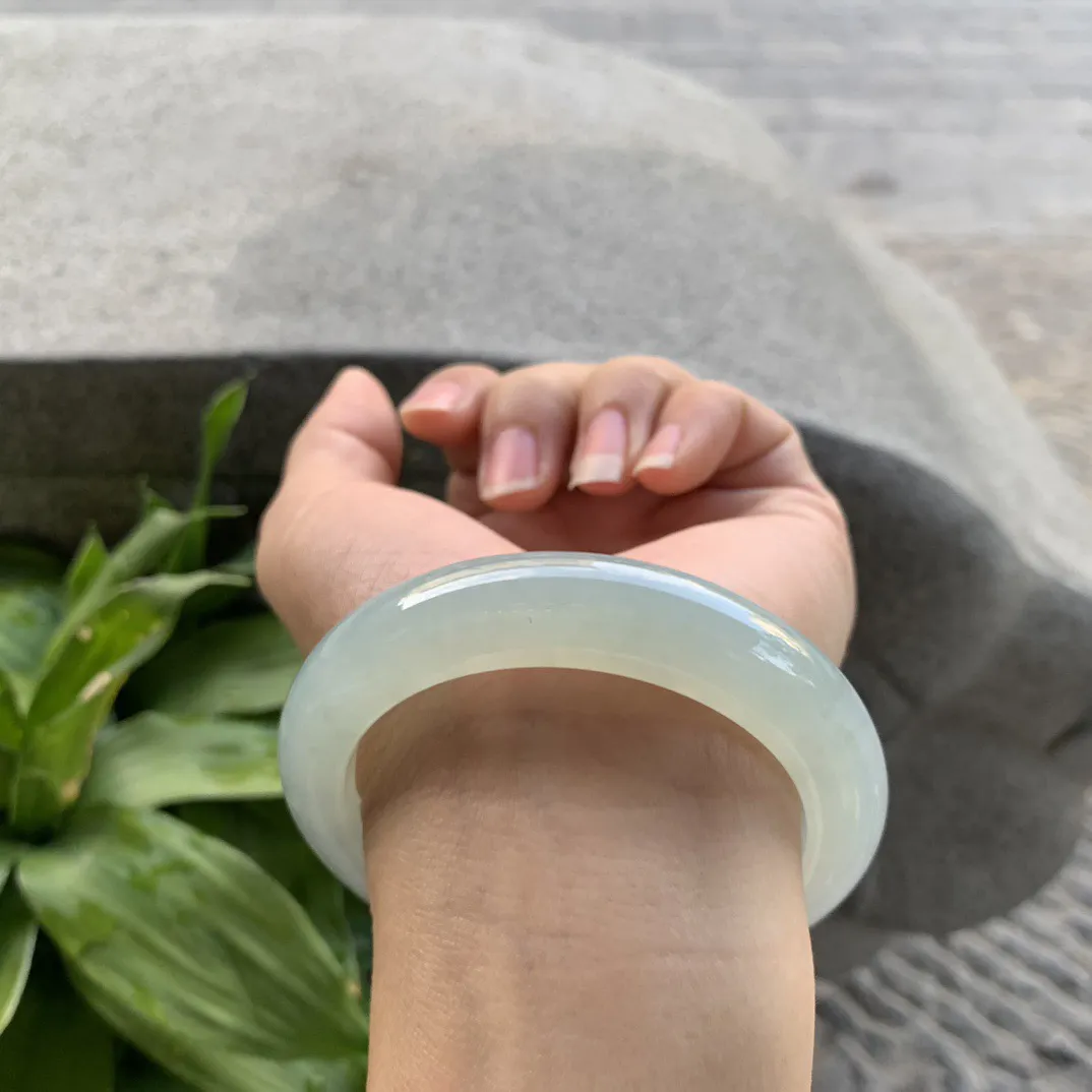 圈口55.7-11.9-9.9 【冰晴正圈手镯】正圈55 56可戴