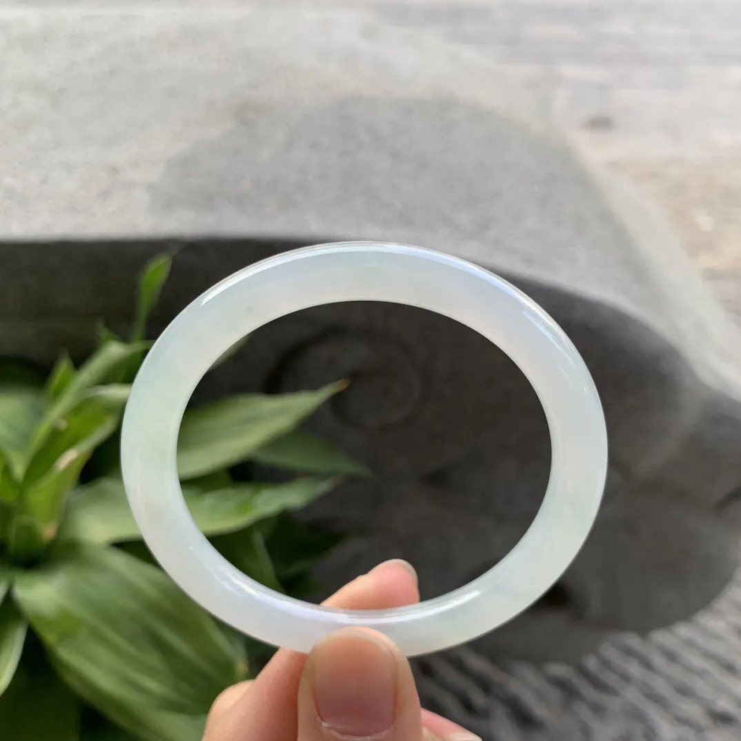 圈口 54-6.9【冰底圆条手镯】圆条54 55可戴