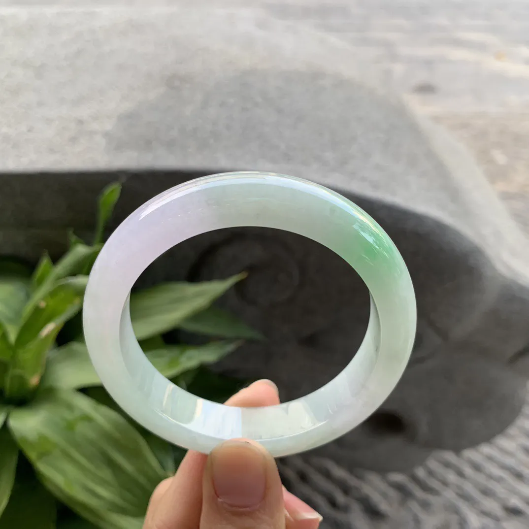 圈口54.8-12.6-8.6 【春彩正圈手镯】正圈54 55可戴