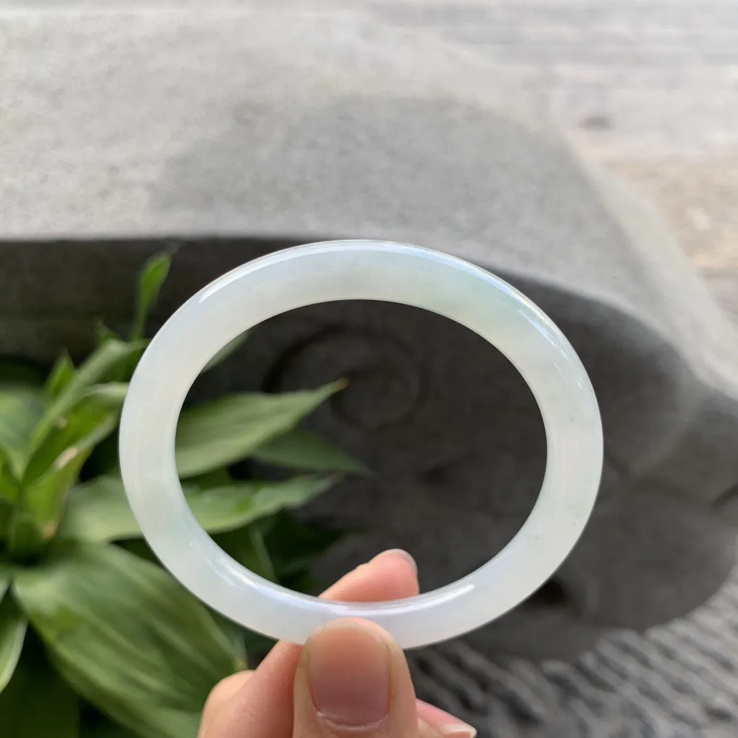 圈口 54-6.9【冰底圆条手镯】圆条54 55可戴