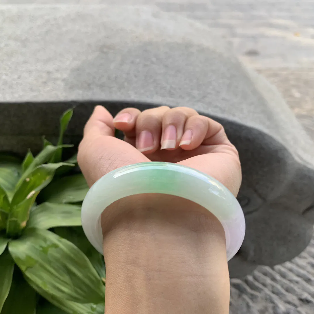 圈口54.8-12.6-8.6 【春彩正圈手镯】正圈54 55可戴