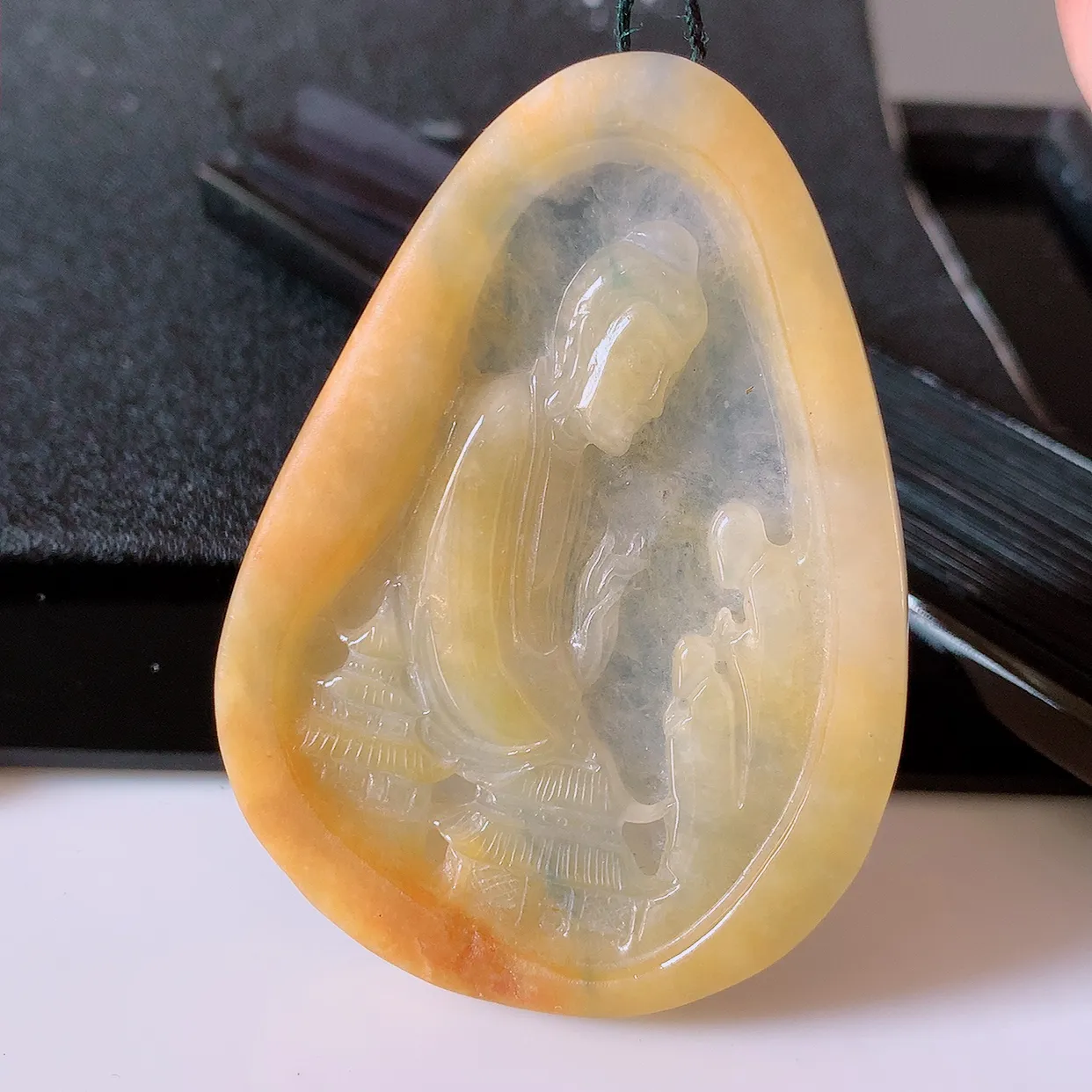 精品大日如来，冰黄翡翡翠大日如来、佛祖，法相端庄静美，普度众生 #60.25