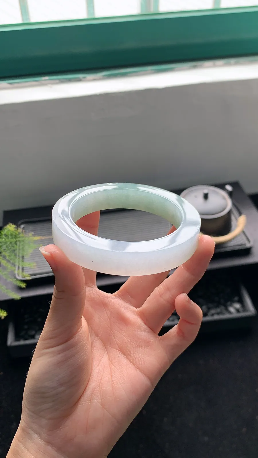 【半山水镯胚】