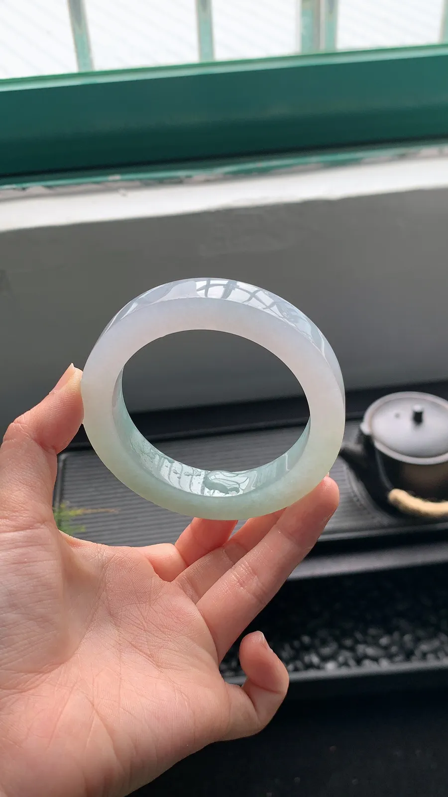 【半山水镯胚】