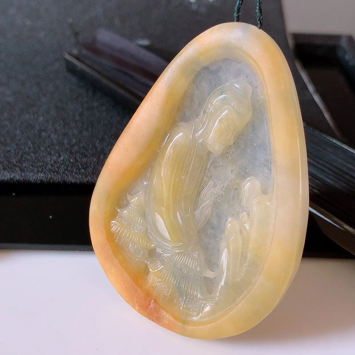 精品大日如来，冰黄翡翡翠大日如来、佛祖，法相端庄静美，普度众生 #60.25