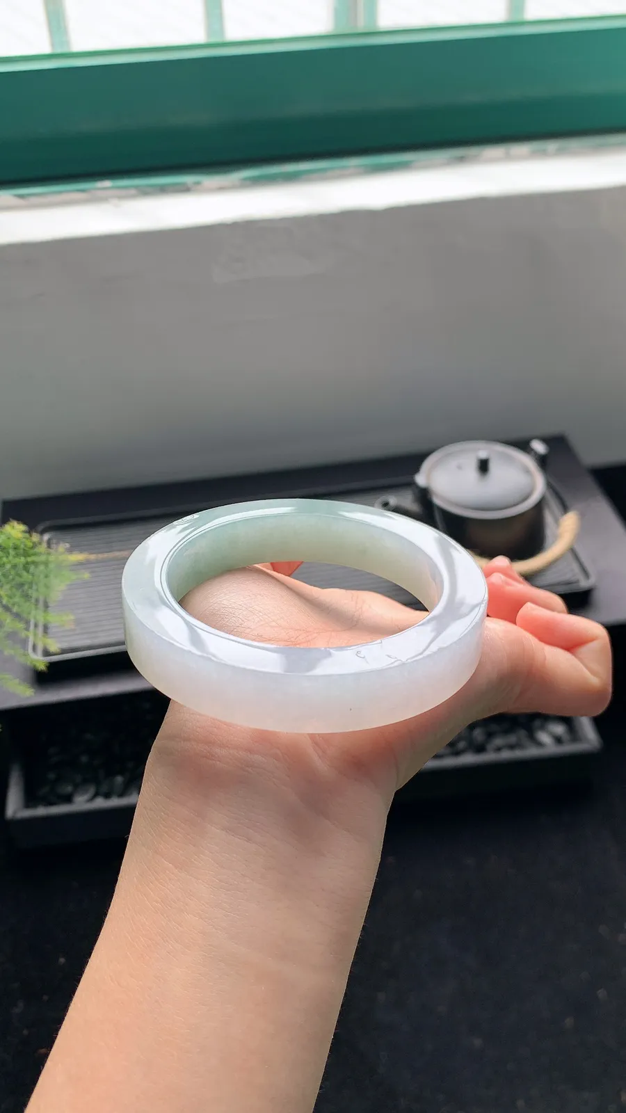 【半山水镯胚】