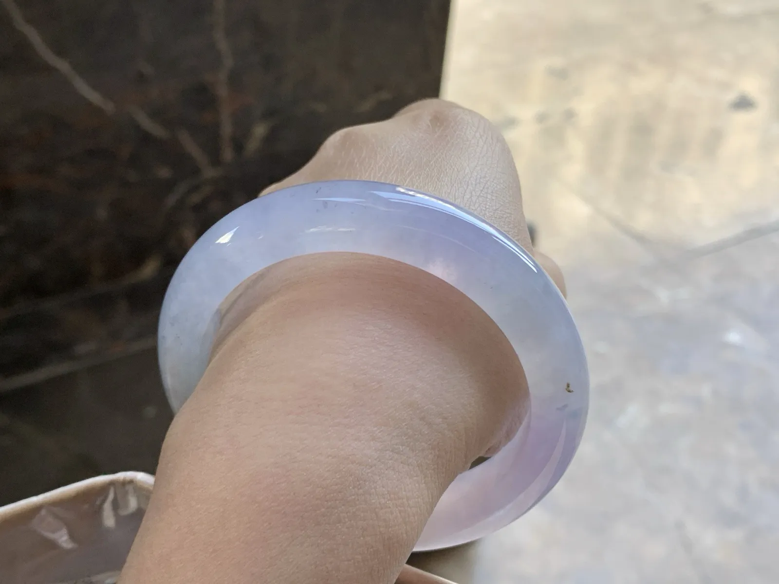 58-13.2-9.5

冰紫手镯^_^冰透 水润