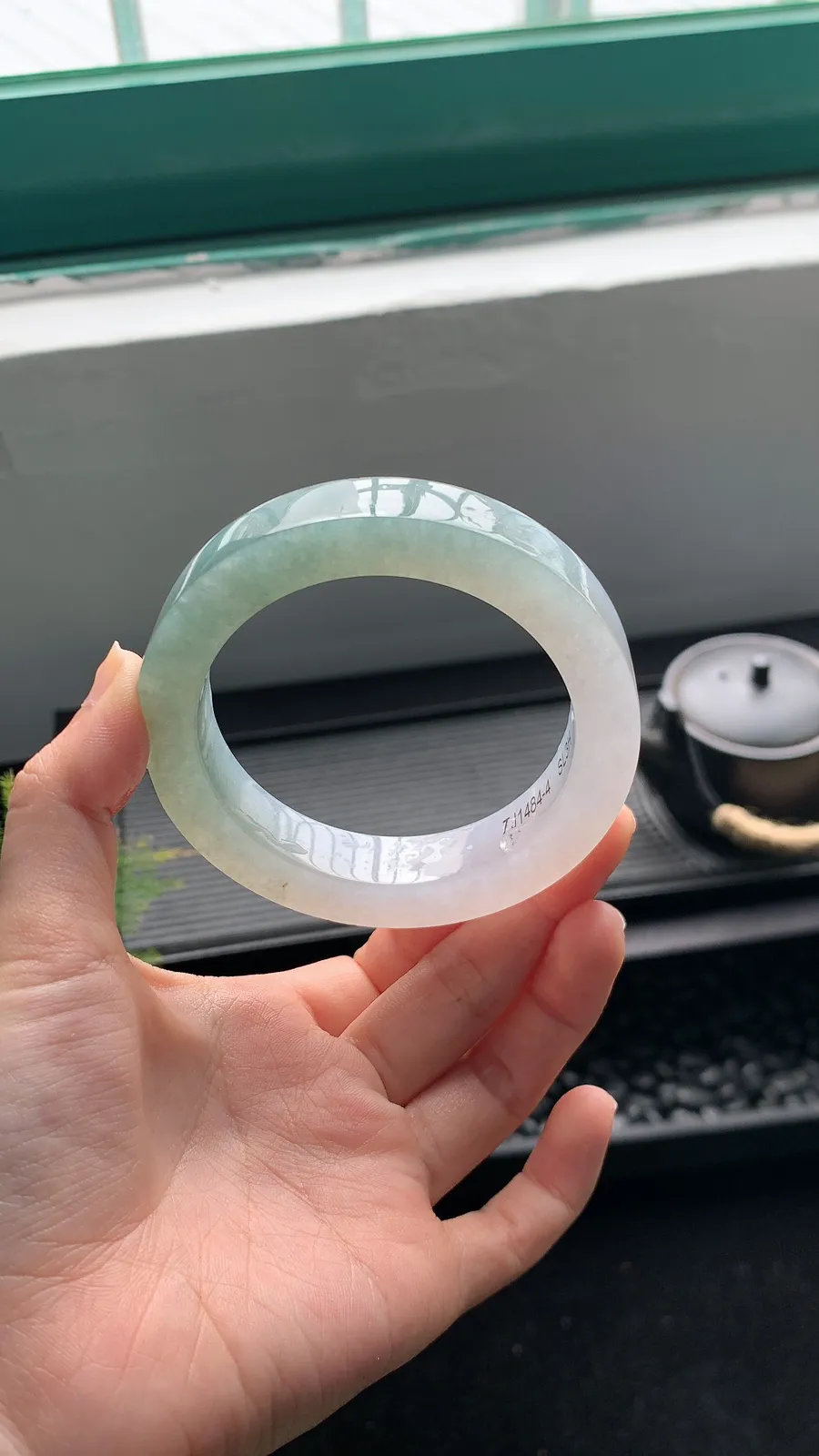 【半山水镯胚】