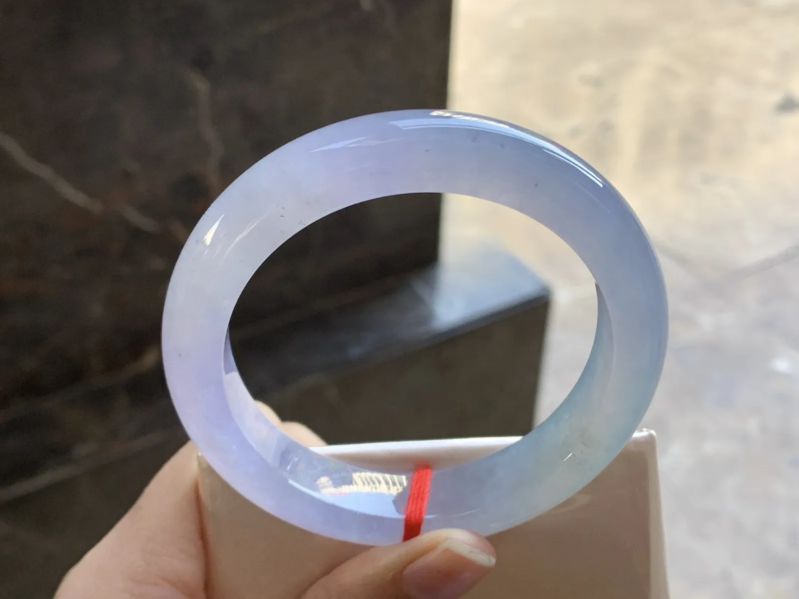 58-13.2-9.5

冰紫手镯^_^冰透 水润