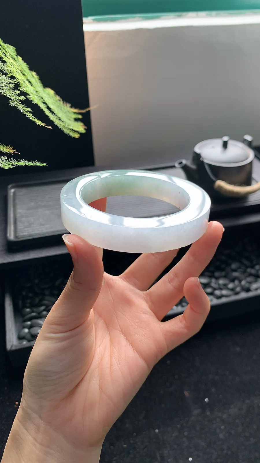 【半山水镯胚】