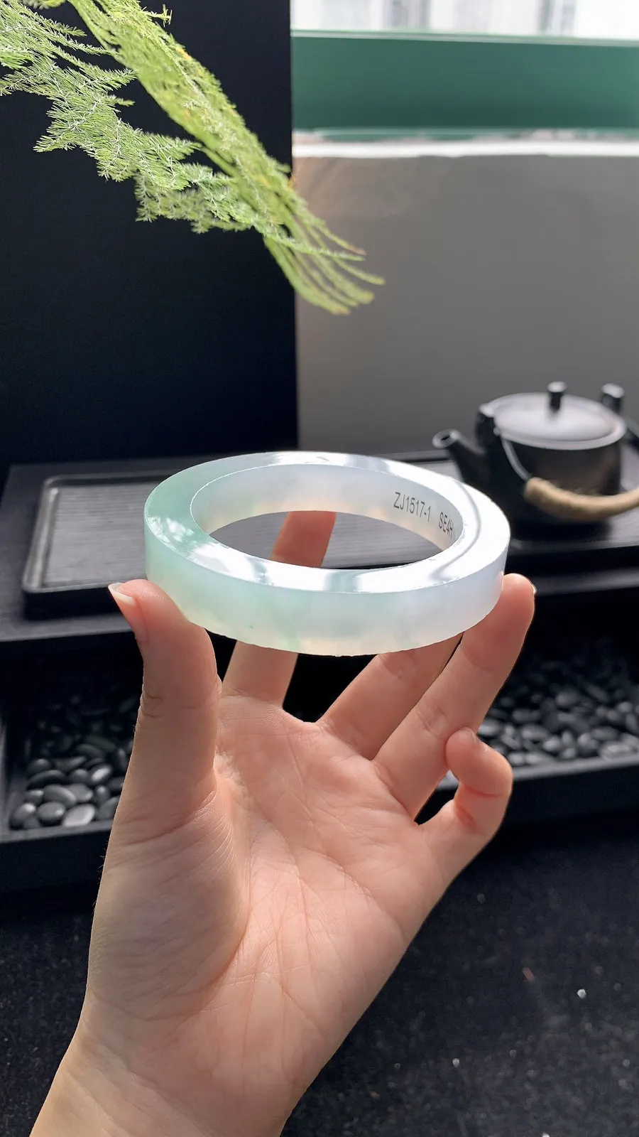 ️【冰晴绿镯胚】