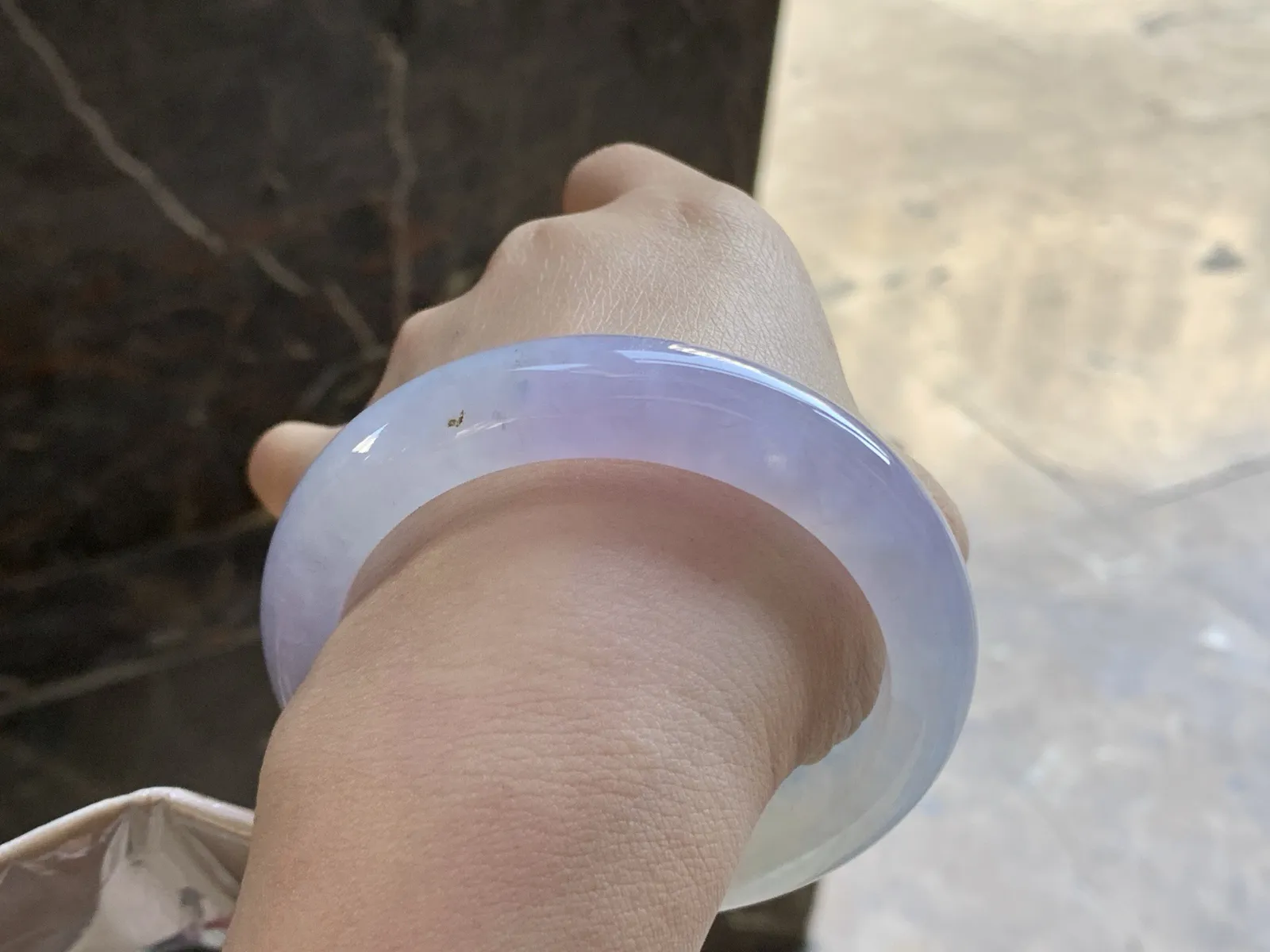 58-13.2-9.5

冰紫手镯^_^冰透 水润