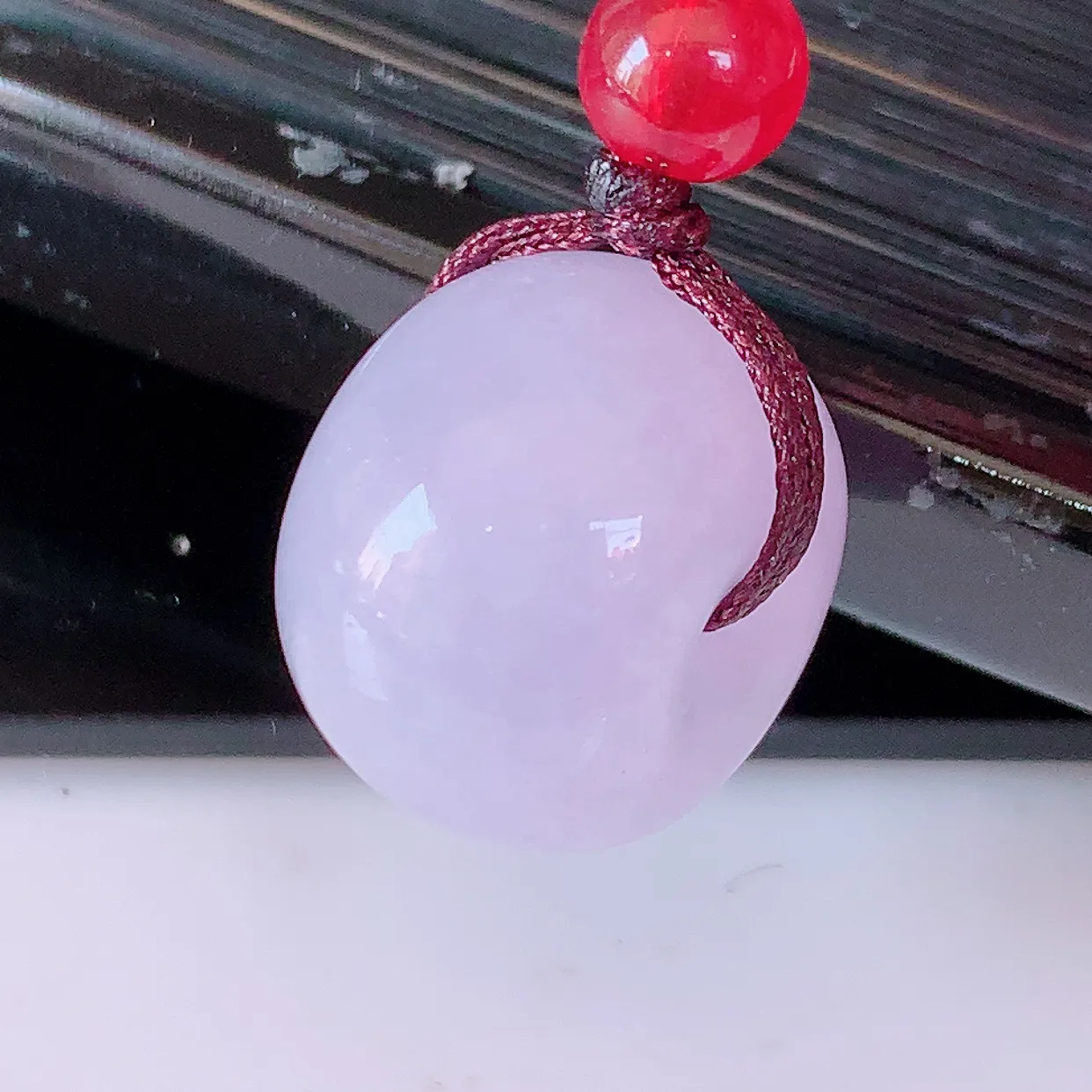 自然光实拍，冰润翡翠路路通吊坠，寓意好运连连，路路畅通，经典款式，财运滚滚，路路通，佩戴效果更好！#57.25