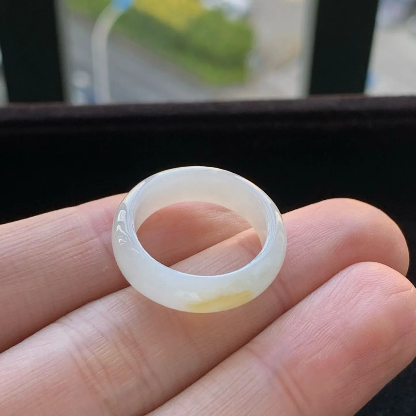 A货天然翡翠冰糯种黄翡戒指17号重量3.35
2月1日