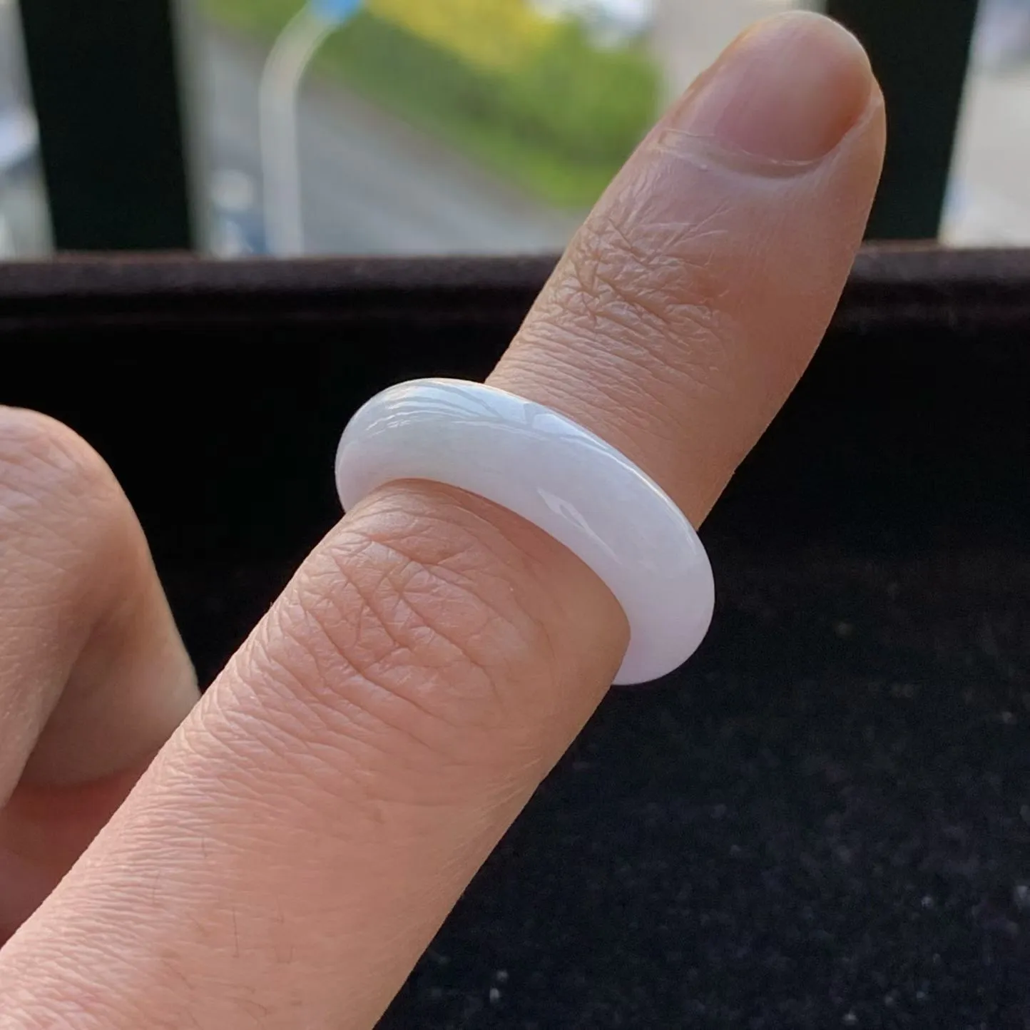 A货天然翡翠冰糯种粉紫罗兰戒指14号重量4.24
2月1日