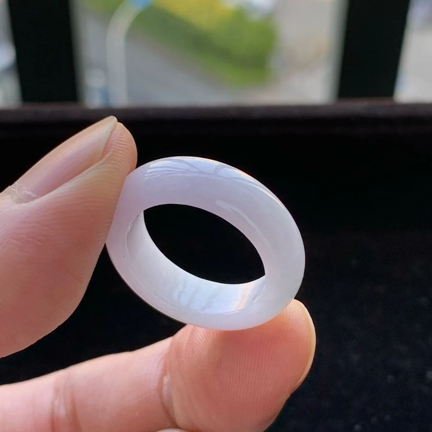 A货天然翡翠冰糯种粉紫罗兰戒指14号重量4.24
2月1日