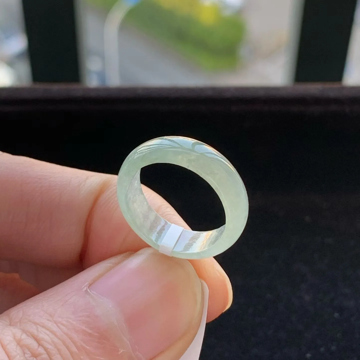 A货天然翡翠冰糯种底色戒指11号重量2.28
2月1日