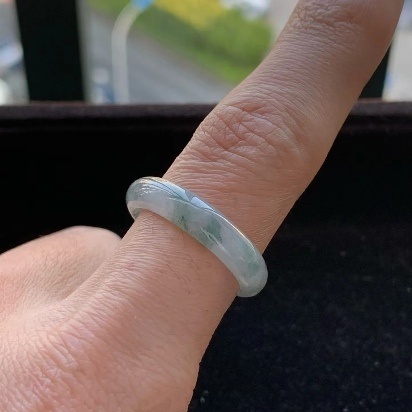 A货天然翡翠冰糯种绿乌鸡戒指20号重量2.68
2月1日