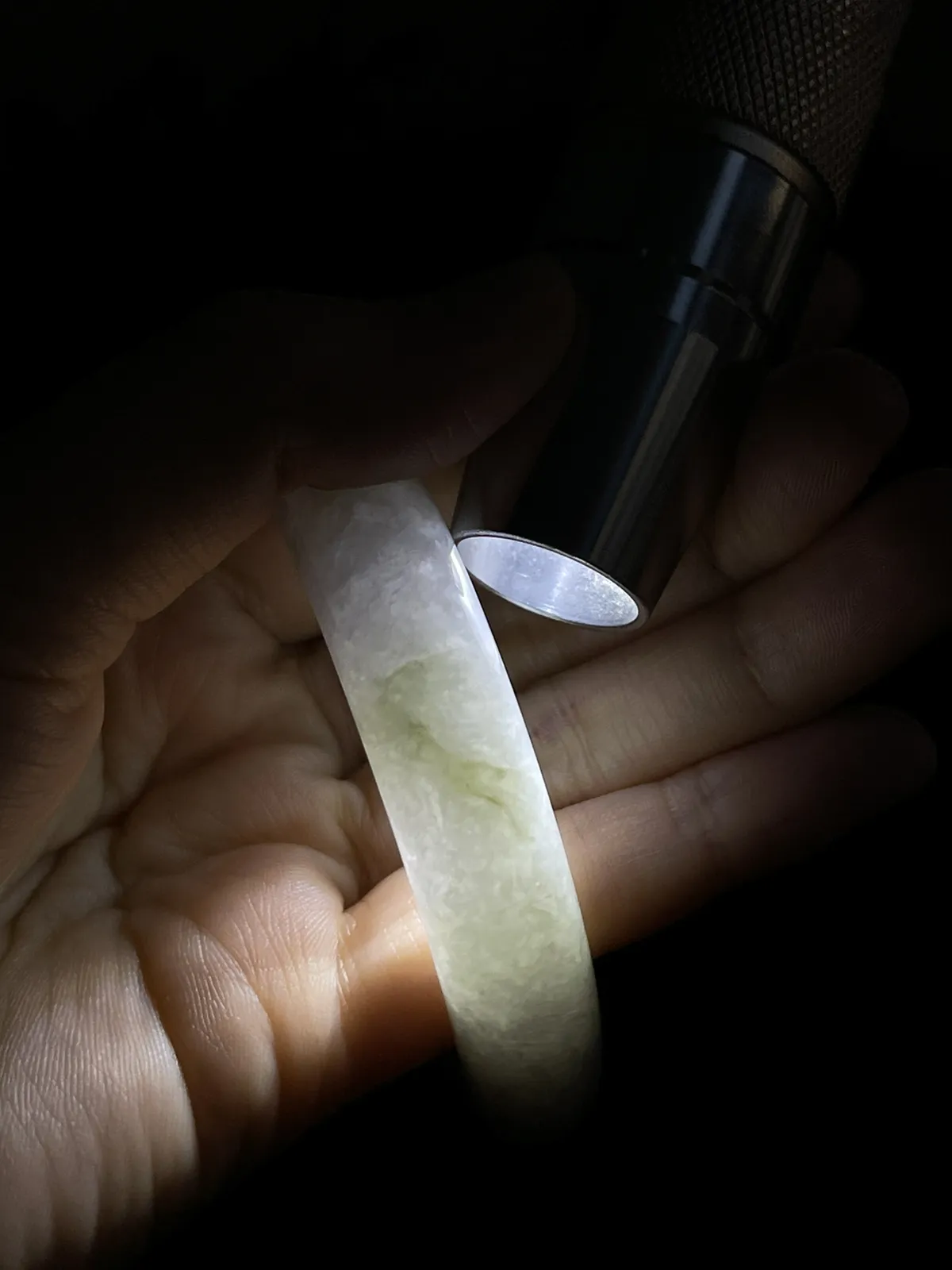 正圈57.7圈口，翡翠手镯