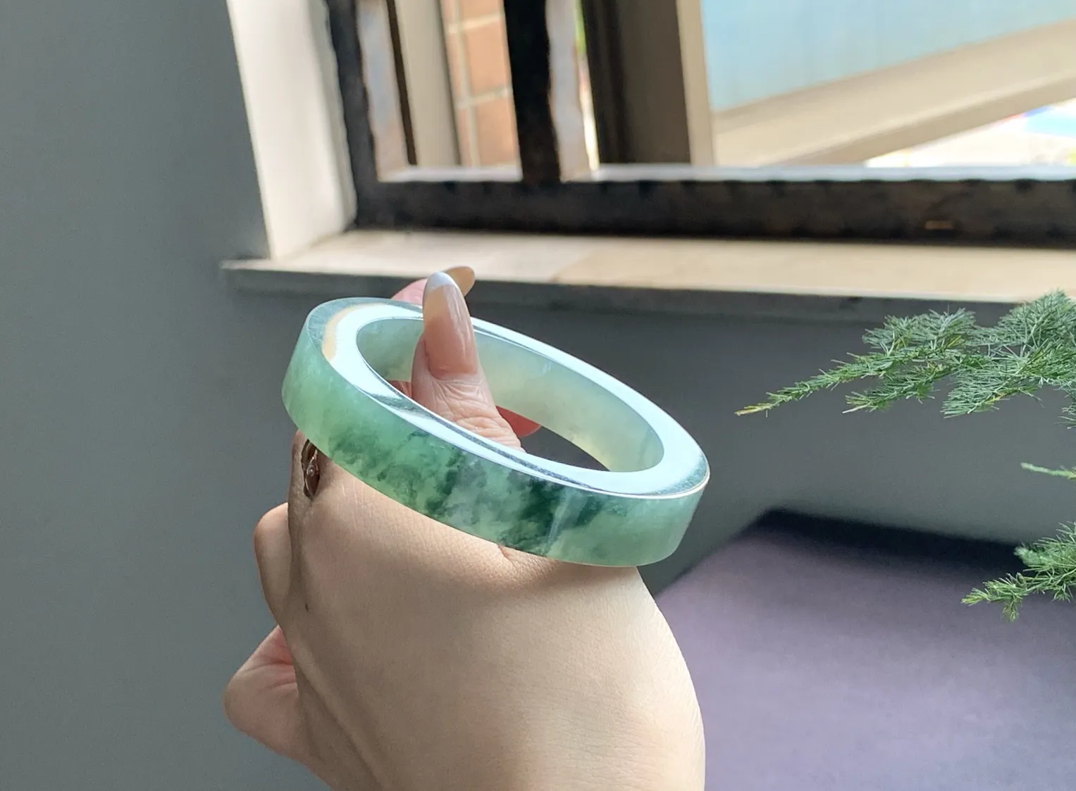 【雪花棉湖水绿飘花】