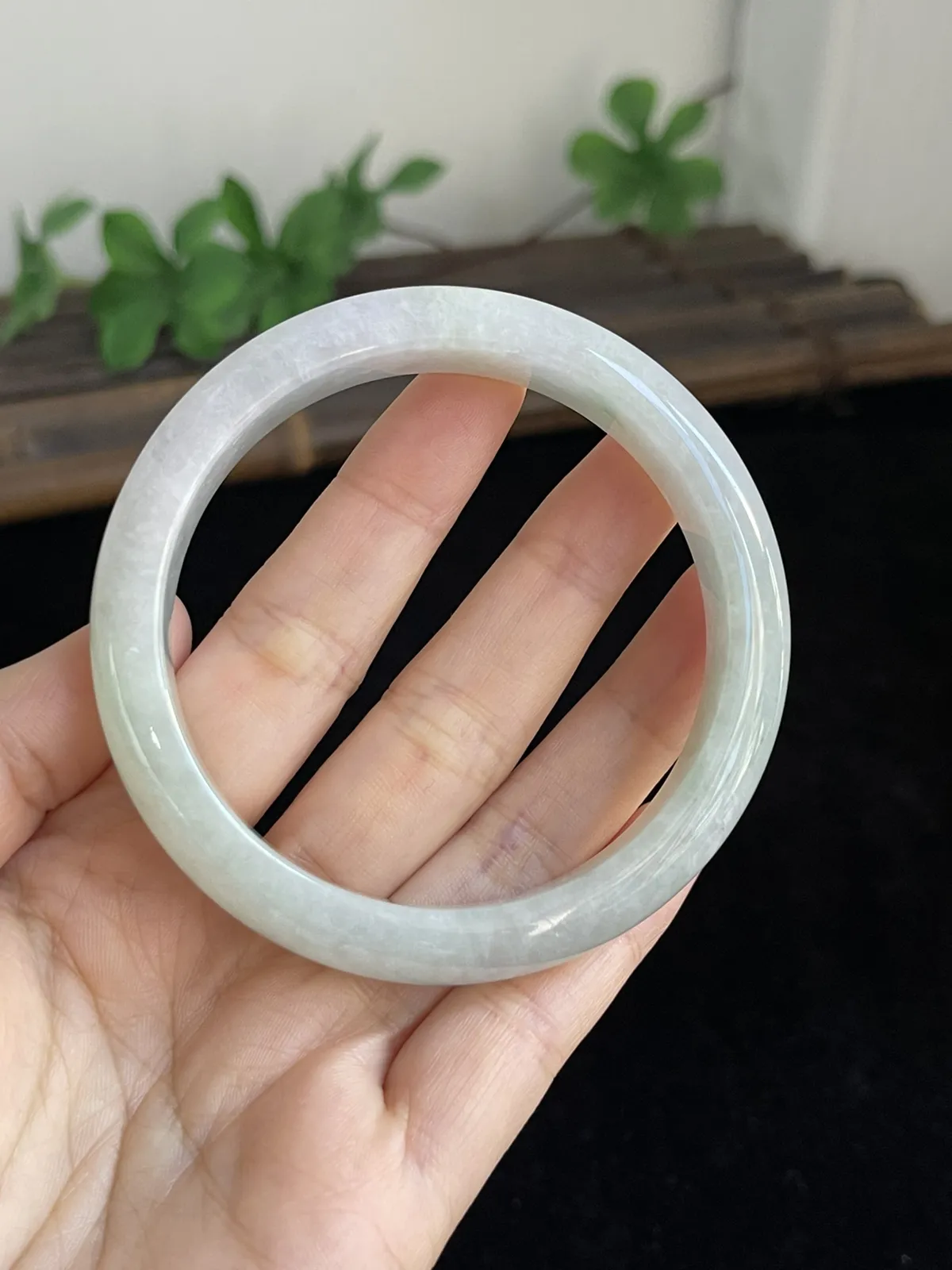 正圈57.7圈口，翡翠手镯