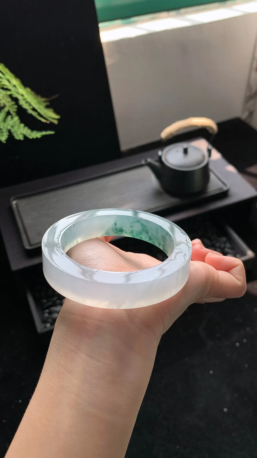 【冰飘花镯胚】