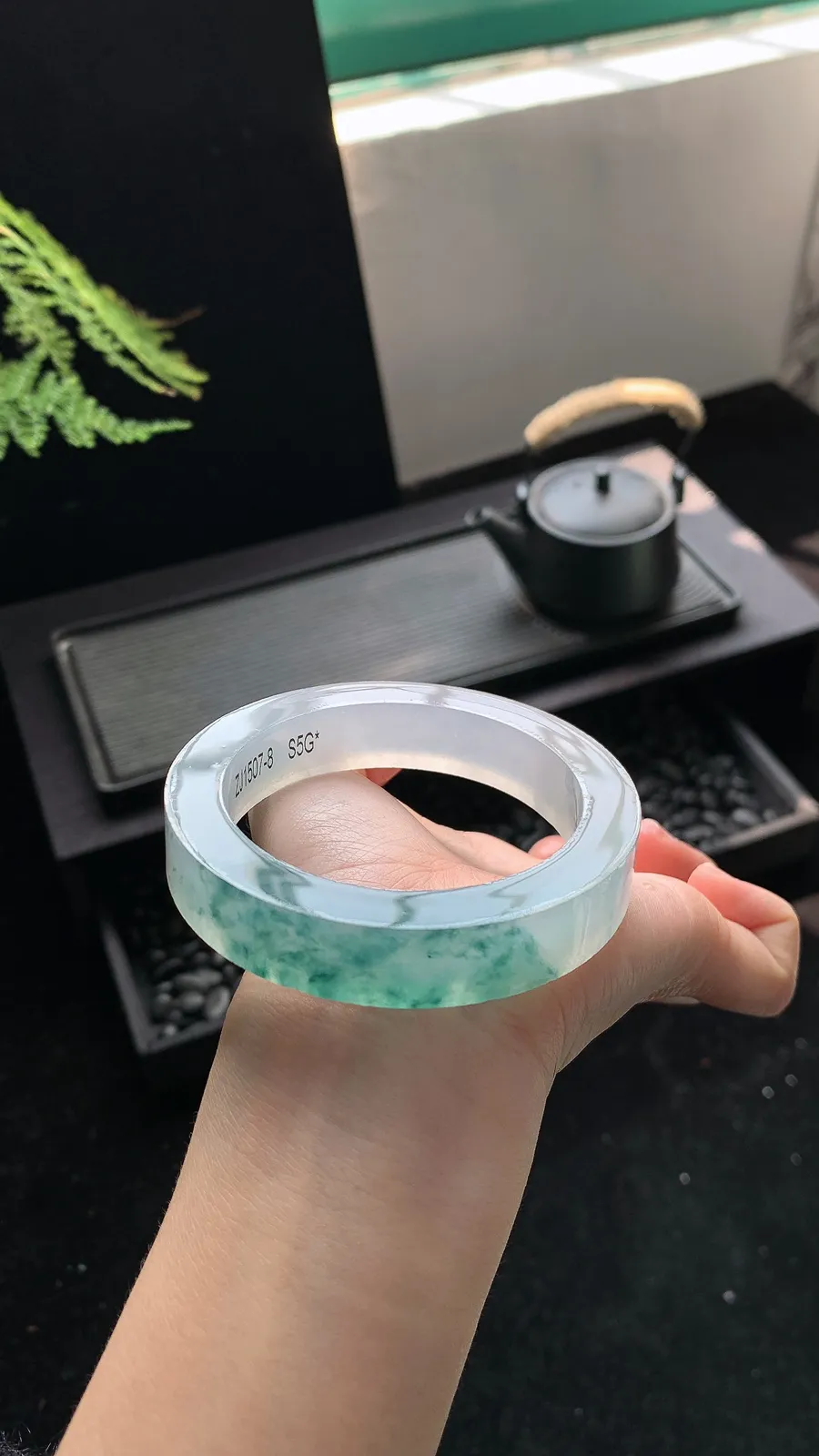 【冰飘花镯胚】